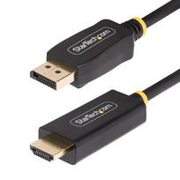 StarTech.com 1m DisplayPort to HDMI Adapter Cable, 4K 60Hz with HDR, DP to HDMI 2.0b, Active Video Converter, DisplayPort to HDMI Monitor