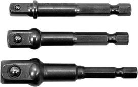 YATO ADAPTERIŲ RINKINYS GALVUTĖMS 1/4″ 3/8″ 1/2″ HEX