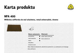 KLINGSPOR NEAUSTINIO PLUOŠTO LAKŠTAS NPA400 152x229mm FINE