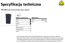KLINGSPOR ŠLIFAVIMO TINKLELIS AS400 gr.100 /50vnt. 115mm x 280mm