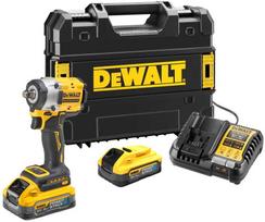 DEWALT SMŪGINIS VERŽLIASUKIS 1/2″ 18V DCF921H2T 406Nm 2×5,0Ah POWERSTACK ŽIEDAS TSTAK