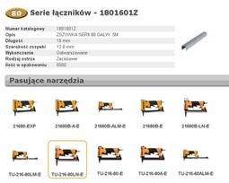 BOSTITCH ZSZYWKI 80 16mm  5M szer 12,8mm