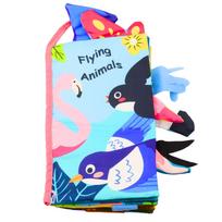 Kūdikių aktyvumo knygelė Lean Toys Birds, 21 cm, įvairių spalvų