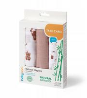 Vystyklas BabyOno Take Care Bamboo, 70 cm x 70 cm, 3 vnt.