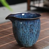 Keraminis nešiojamas Temmoku Glaze Krosnies arbatos puodelis Arbatos filtras arbatos filtras 200ml
