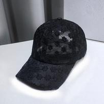 Nėriniuota kepurė Medvilninė beisbolo kepurė, moteriška snapback kepuraitė, hiphopo kepurė Lauko sportinė kepurė L juoda