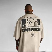 Per dydžio Vienas gabalas Šiaudinė skrybėlė Įgulos Anime Marškinėliai Vyrams Vasariniai Medvilniniai Laisvi Streetwear Atsitiktiniai Trumpomis Rankovėmis Grafiniai Marškinėliai Y2k Drabužiai S