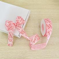 520 Valentine's Day Love Confession Satin Ribbon for Flowers, Gifts, Wedding Decorations