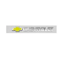 For Chevrolet Logo CAPTIVA IMPALA LACETTI CRUZE MALIBU AVEO Sail SILVERADO Sticker ABS Trunk Decor Decal Car Body Fender Emblem sidabras