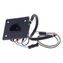 48V Charging Port 602529 Charger Receptacle with Charger For EZGO TXT / RXV Golf Cart Replacement Accessories 1 black