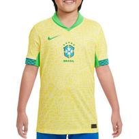 Nike Marškinėliai Brazilija Dinamiška Geltona/Šviesiai Citrininė/Ryškiai Žalia Vaikams FJ4409-706 L