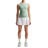 Nike Dri-Fit Ribbed Elastic Moisture-Wicking Quick-Dry Tennis Shirt Women tops FZ6658-006 XS