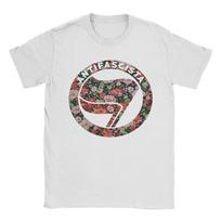 Hip Hop Anti Fascist Antifa Floral T-Shirt Men's Cotton Short Sleeve  Round Neck Summer Clothes - Men's Summer Cotton Graphic... S įvairiaspalvis