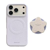 Purple Star Magnetic Phone Case Compatible with iPhone 16, iPhone 17, and iPhone 17 Pro Max iPhone 13