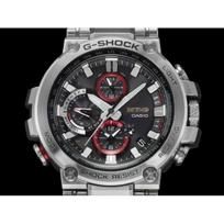 G-SHOCK MT-G MTG-B1000D-1AJF prabangus metalinis laikrodis, „Bluetooth“, saulės energija, radijo bangomis valdomas, sidabrinis nerūdijančio plieno, 20 ATM atsparus vandeniui, vyriškas riešo laikrodis