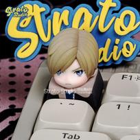 Strato Studio Keycaps Leon Ada Wong Tyrant Resin Artisan Single Keycap For Cross Axis Mechanical Keyboard