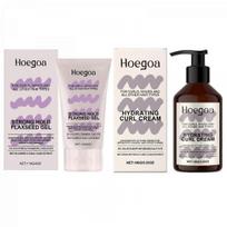 Strong Hold Curl Gel & Hydrating Cream Set for Defined, Smooth Curls 1set