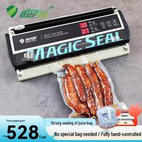 Compact Food Vacuum Sealer, 5mm Sealing Width, Ideal for Plastic Bags and Household Use, Free Shipping Domestic Use (220V + Chinese Manual)