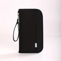 Boarding Passport Ticket Organizer - Secure passport wallet with multiple card slots and quick scan ID, RFID blocking-tan žalia