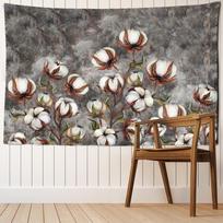 Spalvingas medvilninis gobelenas sienai kabinti Gamta Augalų estetika Kambarys Boho Tropinis svetainės dekoras Audinys 95x70cm