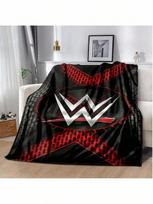 Wrestling Entertainment WWE Printed Comfortable Soft Blanket Sofa Bed Home Soft Blanket Warm Four Seasons Portable Gift Blanket 75X95CM pilka spalva