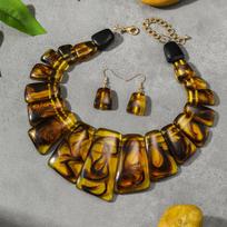 Bohemia Acrylic Choker Necklace for Women Resin Geometric Neck Chain Pendants Jewelry Collar KTJ