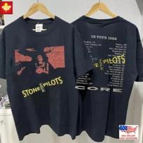 Stone Temple Pilots 1992 m. turo marškinėliai Riboto leidimo Vintažiniai roko grupės marškinėliai S