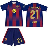 2025-26 Barselonos namų marškinėliai #9 Lewandowski #19 Yamal Futbolo marškinėliai 20