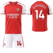 2025-26 Arsenal namų marškinėliai #7 Saka #8 Odegaard #41 Rice #14 Gyokeres Futbolo marškinėliai 16
