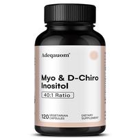 Mio ir D-Chiro Inozitolis 40:1 santykis, 120 kapsulių buteliuke, Maisto papildas 120 Capsules