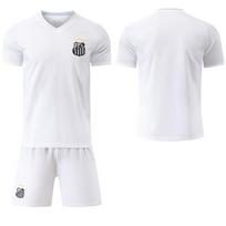 2025-26 Brasileirão Santos Namų Balti Marškinėliai #10 Neymar Futbolo Marškinėliai 16