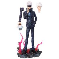 Anime Jujutsu Kaisen Gojo Satoru 33cm su papildoma galva ir rankomis Figūrėlės Modelio Žaislai no box