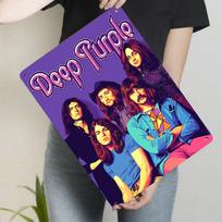 Deep Purple Grupės Plakatas Senovinis Roko Muzikos Metalo Skardos Ženklas Sienos Meno Dekoras Namams Barui 20x30cm（7.8x11.8inch）