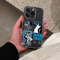 C-Conan Gray Wishbone telefono dėklas, skirtas iPhone 17,16,15,14,13,12,11,Pro,XS,Max,XR,Plus,E,SE4,Mini, transportavimo, smūgiams atsparus, minkštas dangtelis iPhone6