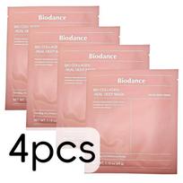 Biodance Real Deep kaukė - 4 vnt. Kolagenas Cera-nol Jūros dumbliai Vita Niacinamidas Ikrai Peptidas Hidrogelio kaukė Bio Collagen Real Deep Mask 4pcs beige