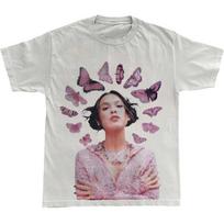 Oficialiai licencijuotas Olivia Rodrigo Drugelio Halo Baltas T-shirt Vyriški Marškinėliai Viršus Galinės Spaudos S