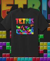 Tetris Retro Vaizdo žaidimų arkada 100% Medvilnės Marškinėliai Vyriški Viršutiniai Marškiniai Suaugusiųjų ir Jaunimo Dydžiai Greitas Pristatymas!! L