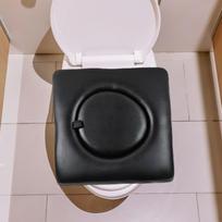 Bedside Commode Seat Cushion Padded Pad Cover Raised Toilet for Commodes juoda