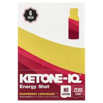 Ketone-IQ, Energijos šotai, Avietė ir Citrina, Be kofeino, 6 buteliukai, 59ml (2 fl uncijos) Kiekvienas
