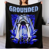 Grounded Video Game Grounded Video Game Grounded Video Game Throw Blanket Faux Fur Soft Warm Blanket for Bed 102x76cm(40x30in)
