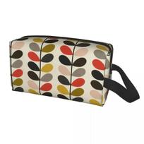 Kelioninis Orla Kiely tapetų tualetinių reikmenų krepšys Mielos gėlės Gėlių retro kosmetikos makiažo organizatorius Moterims grožio laikymo priemonė Dopp rinkinys Bo... L įvairiaspalvis