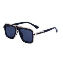 Retro box men's sunglasses personalized high-end sunglasses European and American steampunk outdoor sunscreen glasses men