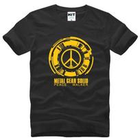 Metal Gear Solid Peace Walker Game T marškinėliai Unisex trumpomis rankovėmis O kaklu Medvilnė Unisex marškinėliai Fitness Tee marškinėliai Homme Camisetas Hombre L