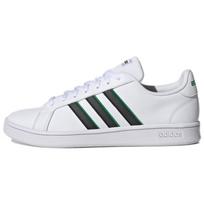 Adidas Grand Court Base Balti Anglies Žali Vyriški Sportbačiai Debesėlio Baltumo GW5612 40⅔