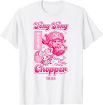 Anime Tony Tony Chopper Bright Pink Hearts T-Shirt M