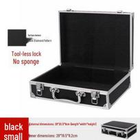 Portable Aluminum Storage Box with Lock for Sound Cards & Equipment