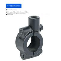 20-22mm Vairo 10mm 8mm 6mm Sriegis Motociklo Veidrodžio tvirtinimo Apkaba Galinio vaizdo veidrodžio Laikiklio Adapteris Juodas