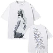 Short N' Sweet Adore Me Residency T-Shirt Sabrina Carpenter's Same Style Tee-shirt Round Neck High Quality 100% Cotton Tops XS balta