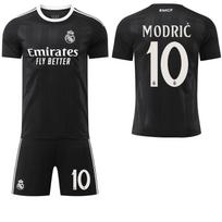 2025-26 Real Madrid juodas treniruočių/vartininko marškinėlis #9Mbappé #7 Vinícius Futbolo marškinėliai 20