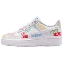 Nike Air Force 1 žemi vaikiški riedlenčių batai Balti Unisex IO9739-100 37.5 white